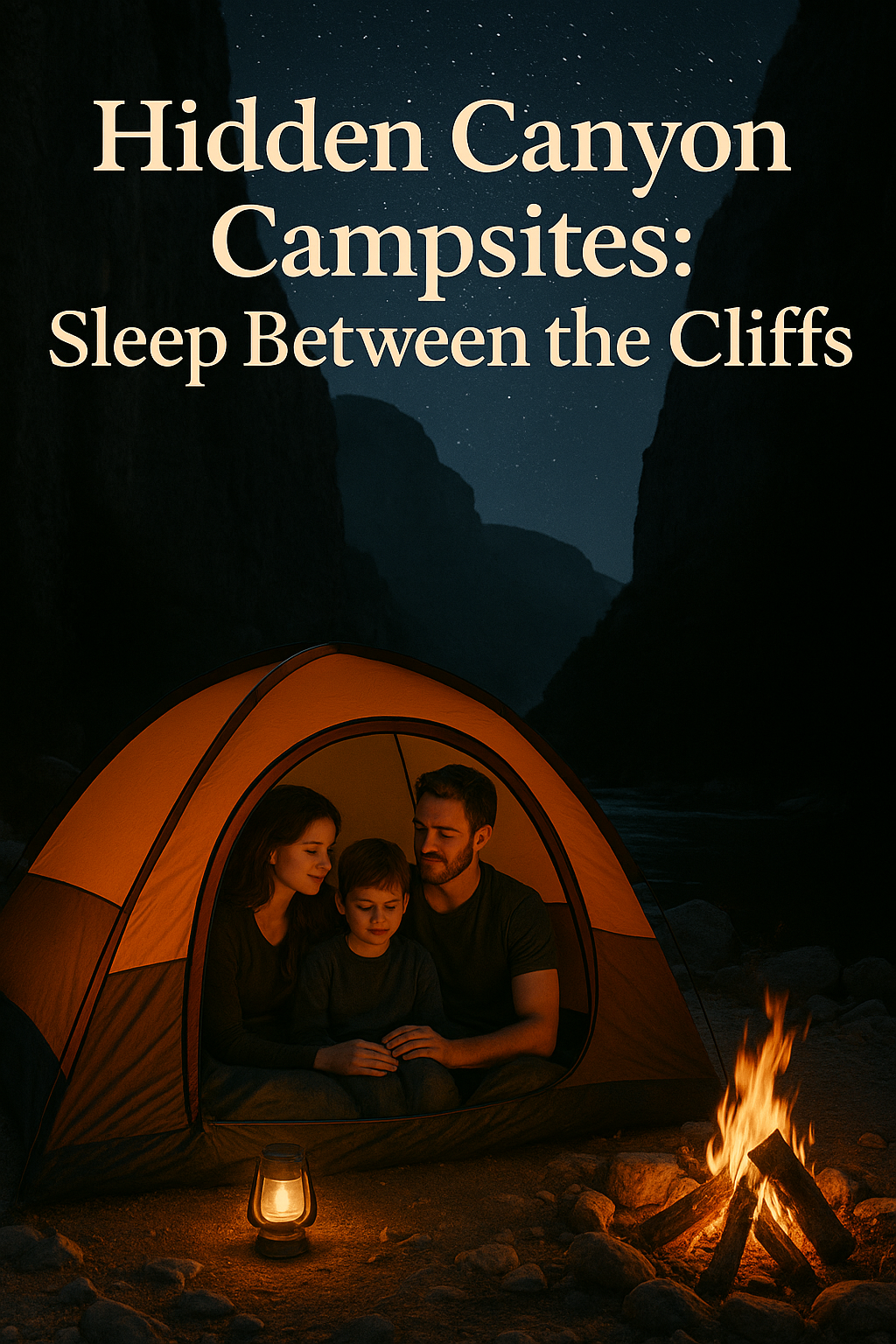 🏞️ Hidden Canyon Campsites: Sleep Between the Cliffs