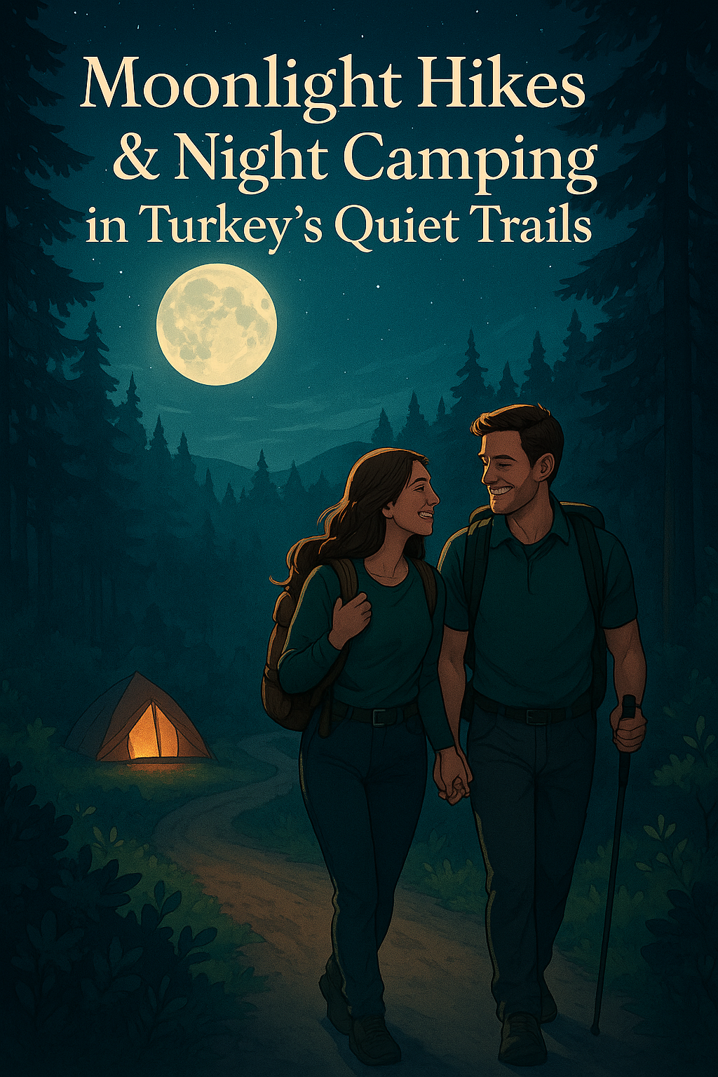 🌙 Moonlight Hikes & Night Camping in Turkey’s Quiet Trails